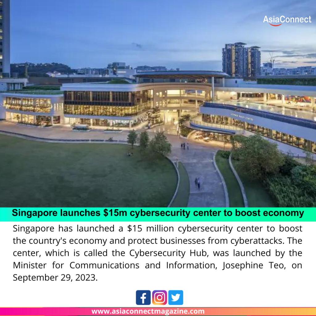 Singapore launches $15m cybersecurity center to boost economy