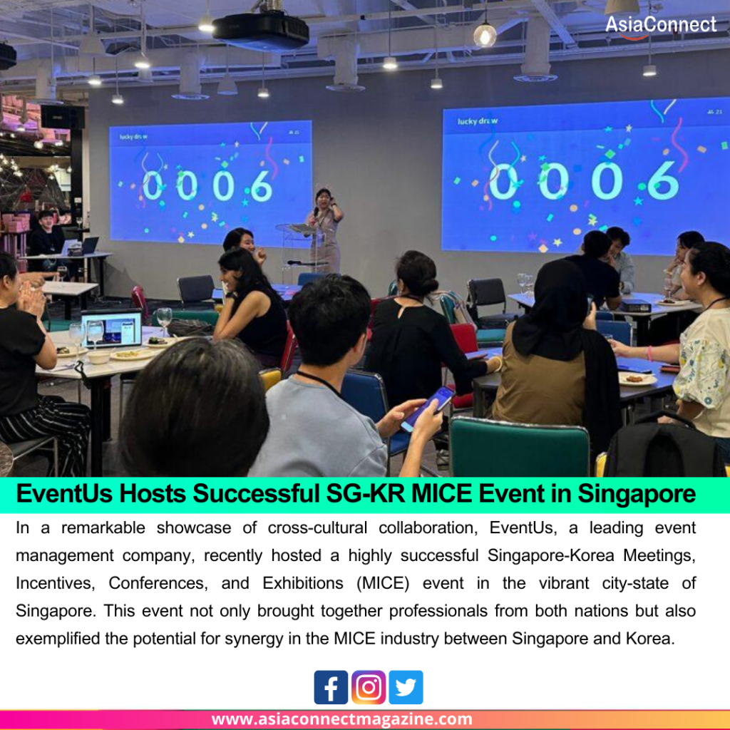 EventUs Hosts Successful SG-KR MICE Event in Singapore