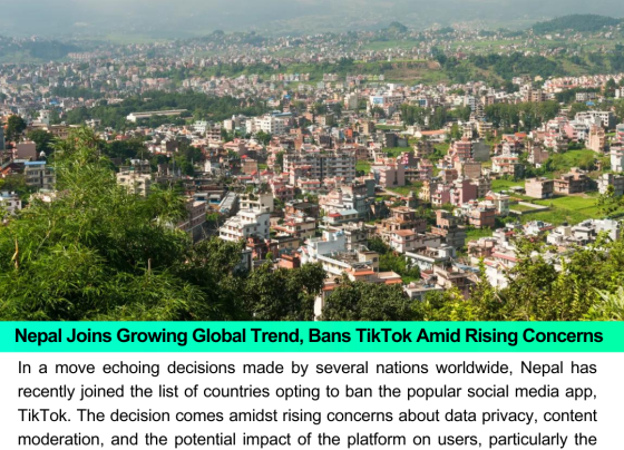 Nepal Joins Growing Global Trend, Bans TikTok Amid Rising Concerns