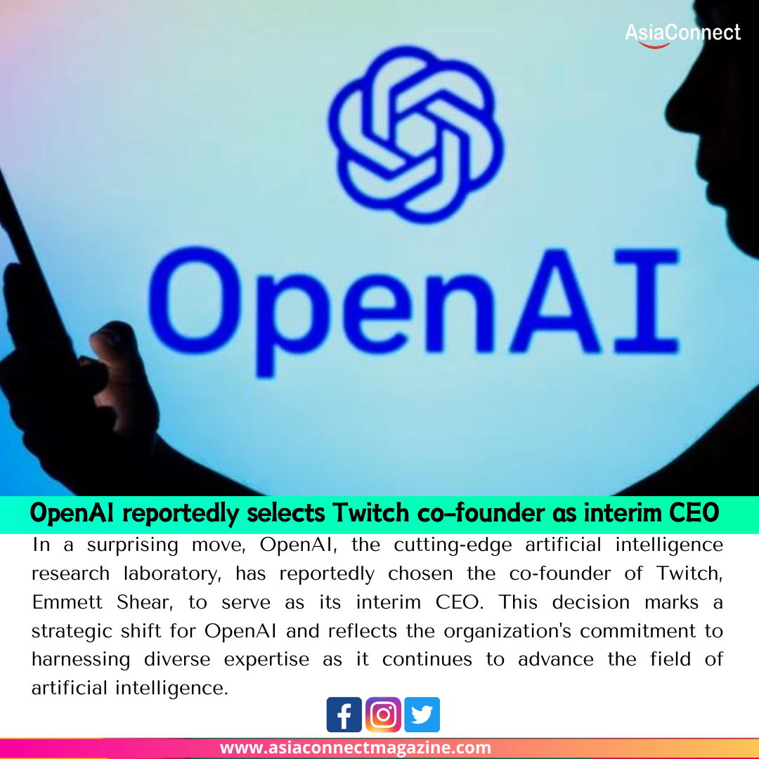 OpenAI reportedly selects Twitch co-founder as interim CEO