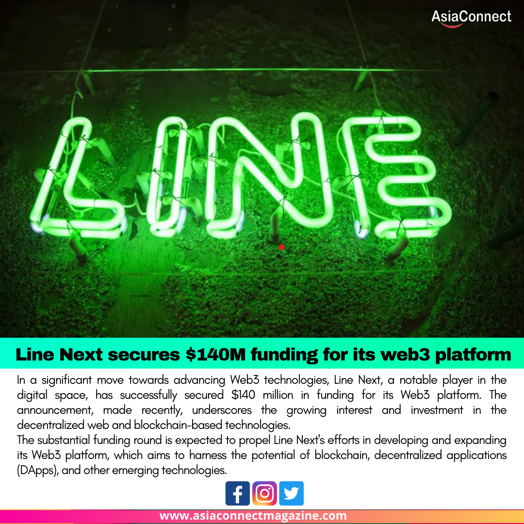 Line Next secures $140M funding for its web3 platform