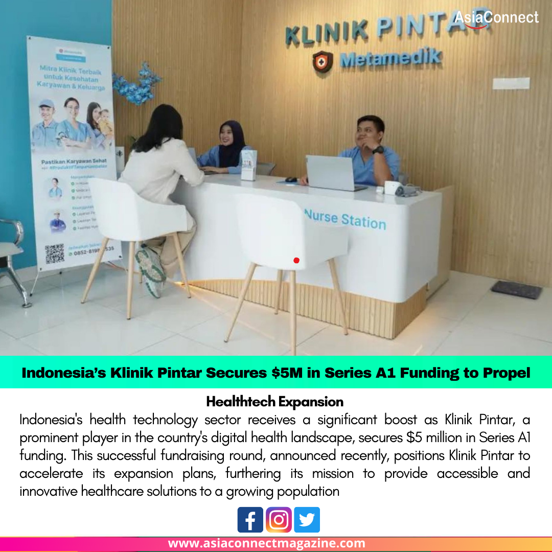 Indonesia’s Klinik Pintar Secures $5M in Series A1 Funding to Propel Healthtech Expansion