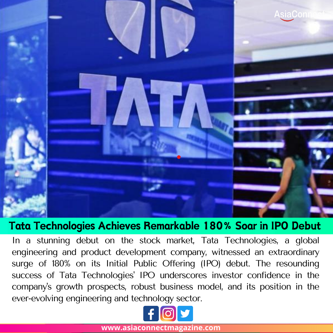 Tata Technologies Achieves Remarkable 180% Soar in IPO Debut