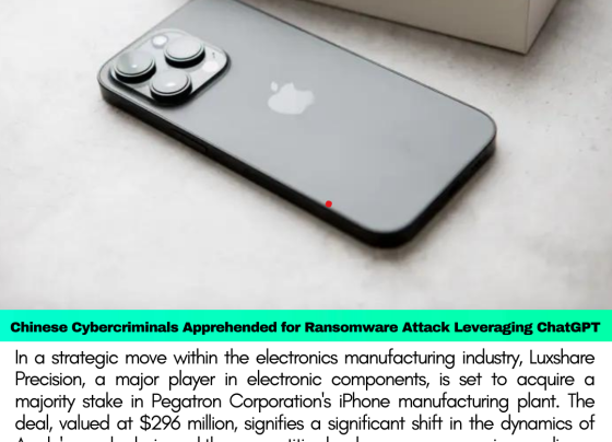 Luxshare to Acquire Majority Stake in Pegatron's iPhone Plant in $296 Million Deal