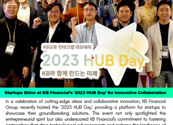 Startups Illuminate KB Financial’s '2023 HUB Day' with Innovative Collaboration