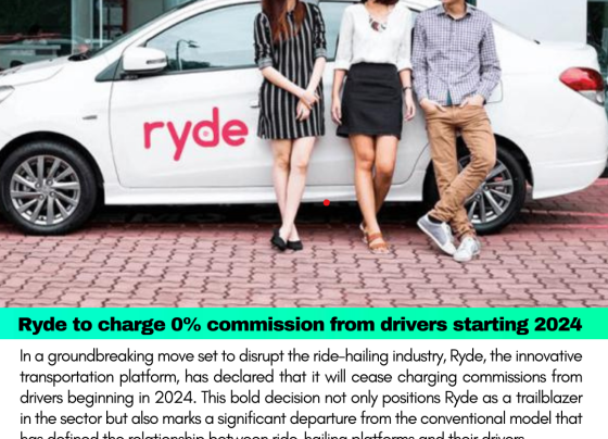 Ryde to charge 0% commission from drivers starting 2024