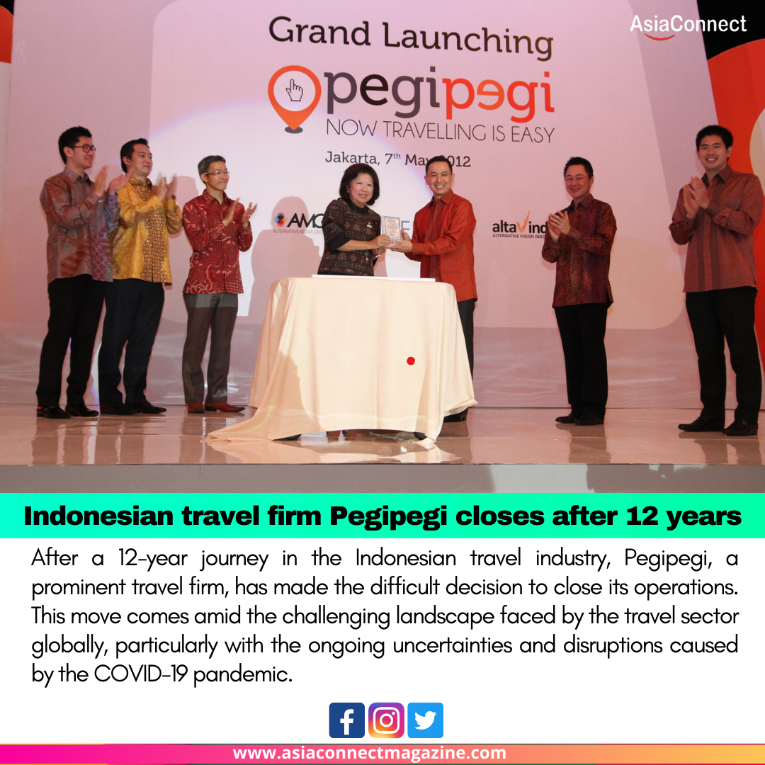 Indonesian travel firm Pegipegi closes after 12 years