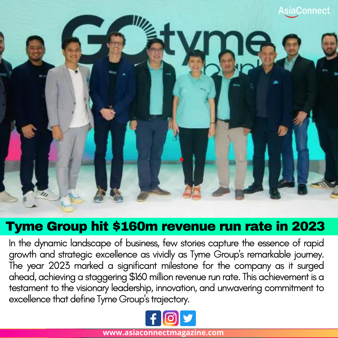 Tyme Group’s Soaring Success: Achieving a $160 Million Revenue Run Rate in 2023