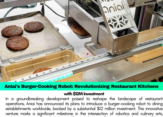 Aniai's Burger-Cooking Robot: Revolutionizing Restaurant Kitchens with $12M Investment