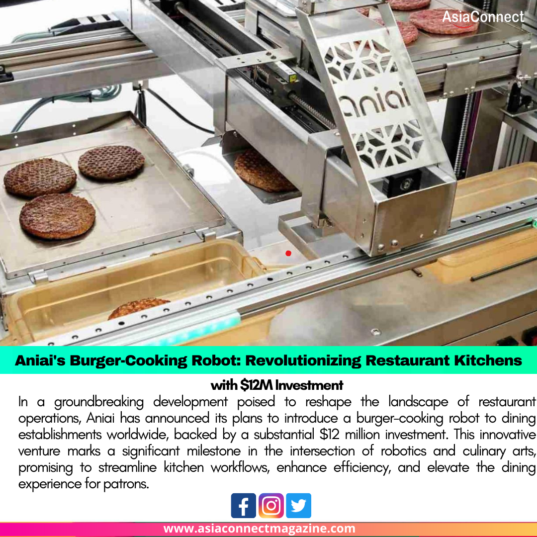 Aniai’s Burger-Cooking Robot: Revolutionizing Restaurant Kitchens with $12M Investment