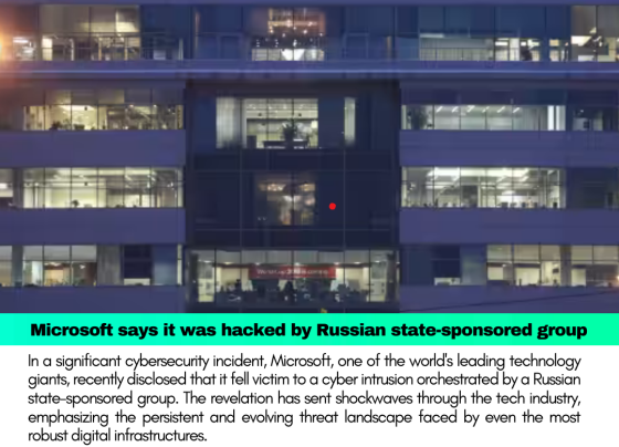 Microsoft says it was hacked by Russian state-sponsored group