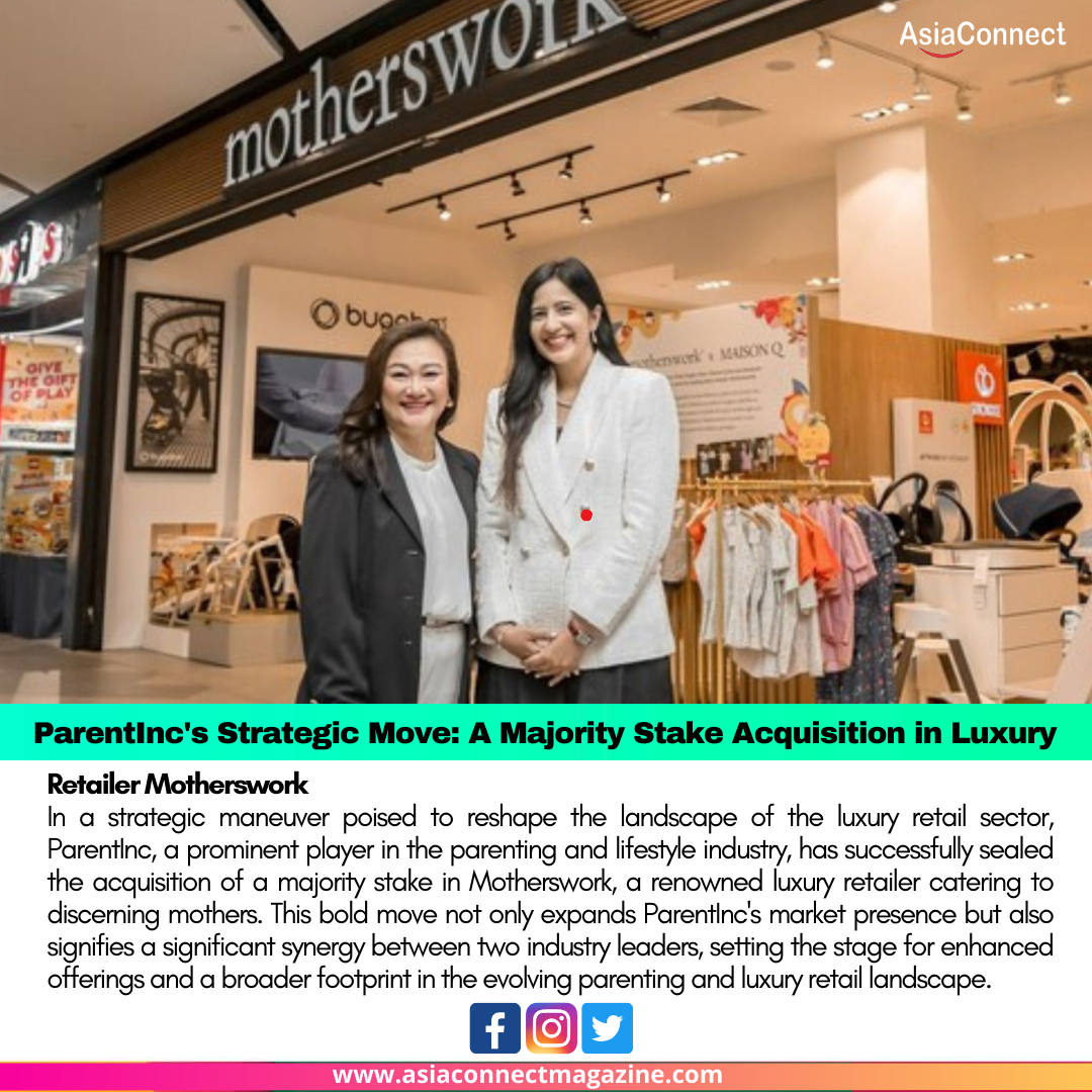 ParentInc’s Strategic Move: A Majority Stake Acquisition in Luxury Retailer Motherswork