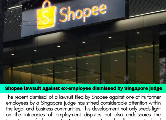 Shopee lawsuit against ex-employee dismissed by Singapore judge