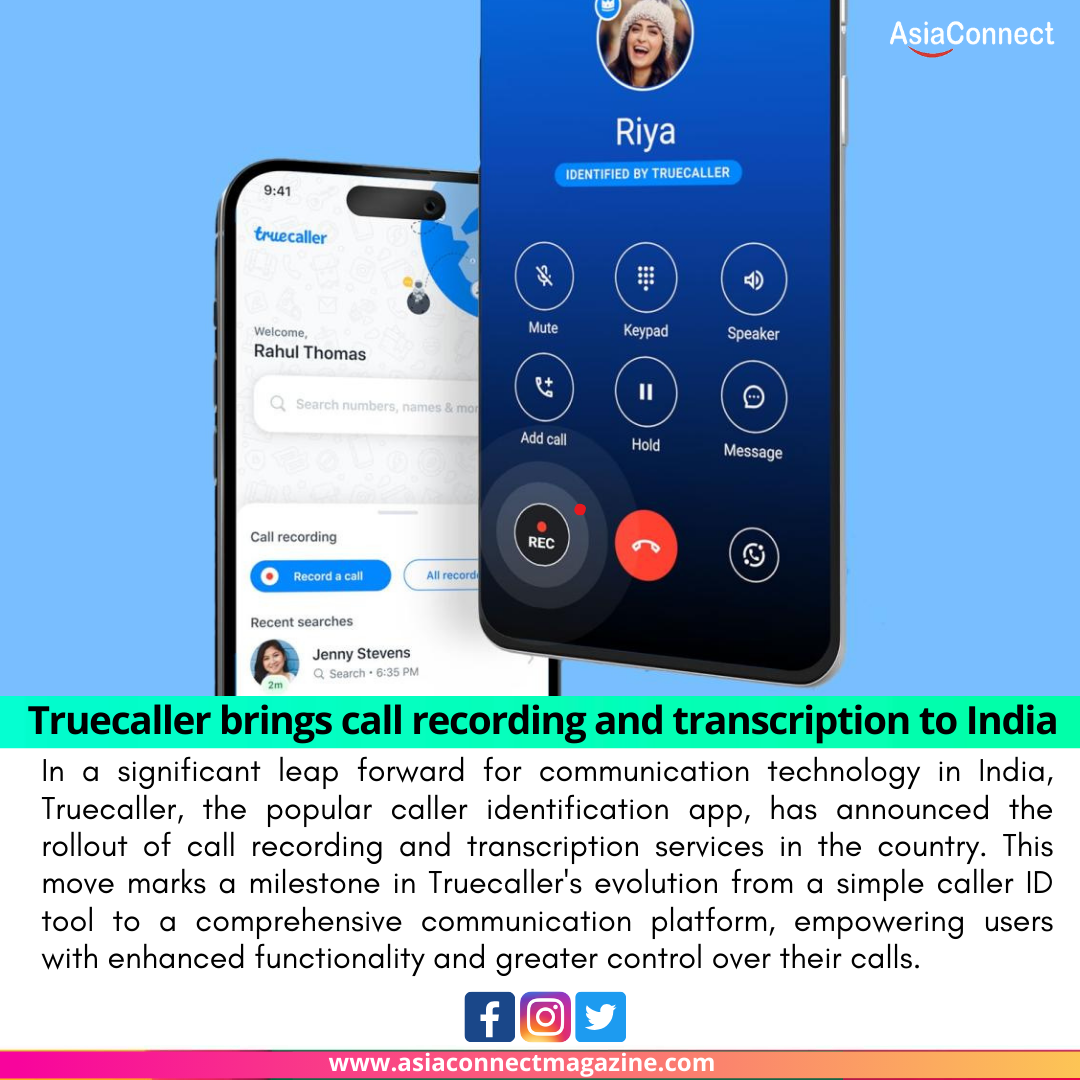 Truecaller’s Breakthrough: Introducing Call Recording and Transcription Services to India