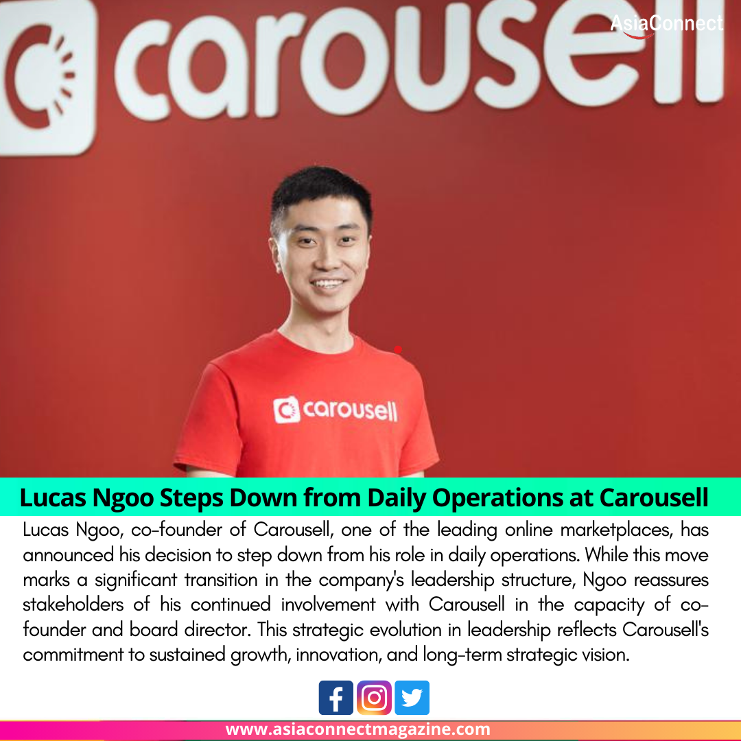 Lucas Ngoo Steps Down from Daily Operations at Carousell