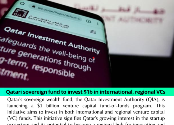 Qatar's sovereign wealth fund, the Qatar Investment Authority (QIA), is launching a $1 billion venture capital fund-of-funds program. This initiative aims to invest in both international and regional venture capital (VC) funds. Key points: Investment target: $1 billion Investment type: Fund-of-funds (indirectly investing through other VC funds) with potential co-investments alongside participating funds. Target regions: International and regional (specifically focusing on the Gulf Cooperation Council (GCC) region) Target sectors: Fintech, edtech, and healthcare Goals: Attract international VC funds and startups to Qatar and the wider GCC region. Bolster the number of startups and enhance VC funding availability within Qatar, aiming to close the gap with neighboring countries like Saudi Arabia and the UAE. Generate market-competitive returns for Qatar. Foster the development of a vibrant VC and startup ecosystem in line with Qatar's national development strategy. Significance: This initiative signifies Qatar's growing interest in the startup ecosystem and its potential to become a regional hub for innovation and entrepreneurship. It also highlights the increasing role of sovereign wealth funds in driving venture capital activity globally. Potential benefits: Increased access to capital for startups in the region, particularly in the targeted sectors. Knowledge transfer and expertise sharing from established international VC firms. Boost for Qatar's economic diversification efforts, moving beyond its reliance on hydrocarbons. Challenges to watch: Competition for high-quality VC funds and startups from other regional and global players. Ensuring effective selection and management of the invested funds to achieve desired returns and development goals. Overall, this $1 billion investment marks a significant step for Qatar in its pursuit of a more diversified and innovative economy. The success of the initiative will depend on its ability to attract top-tier VC funds, foster a supportive ecosystem for startups, and generate strong returns for stakeholders.