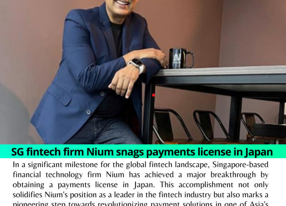 SG fintech firm Nium snags payments license in Japan