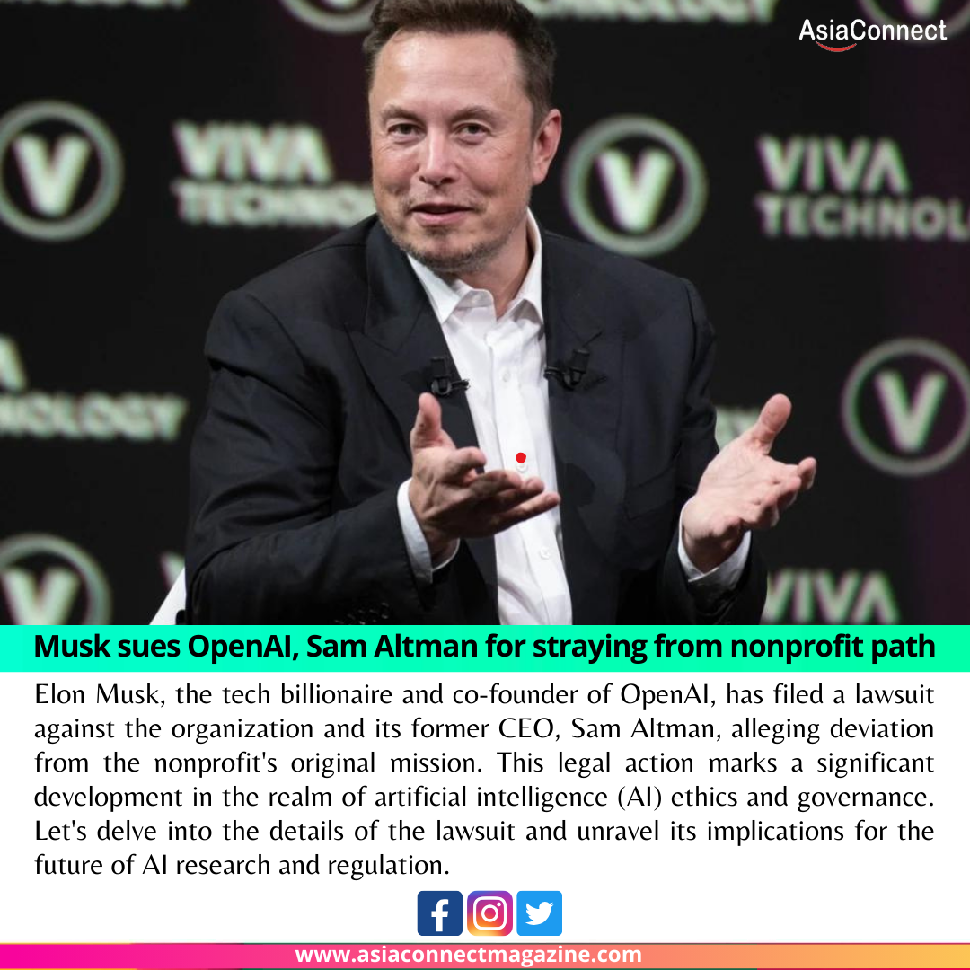 Musk sues OpenAI, Sam Altman for straying from nonprofit path