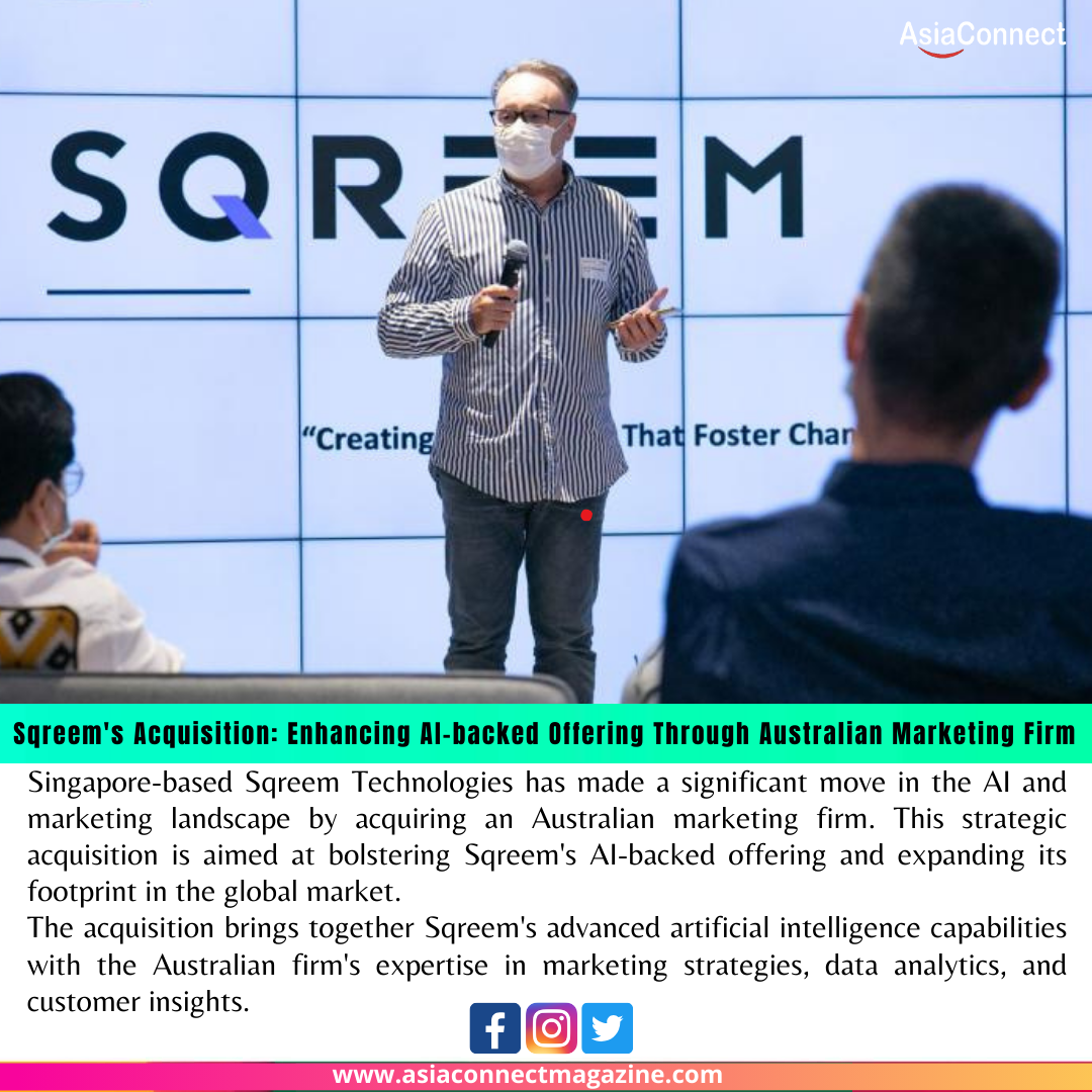 Sqreem’s Acquisition: Enhancing AI-backed Offering Through Australian Marketing Firm