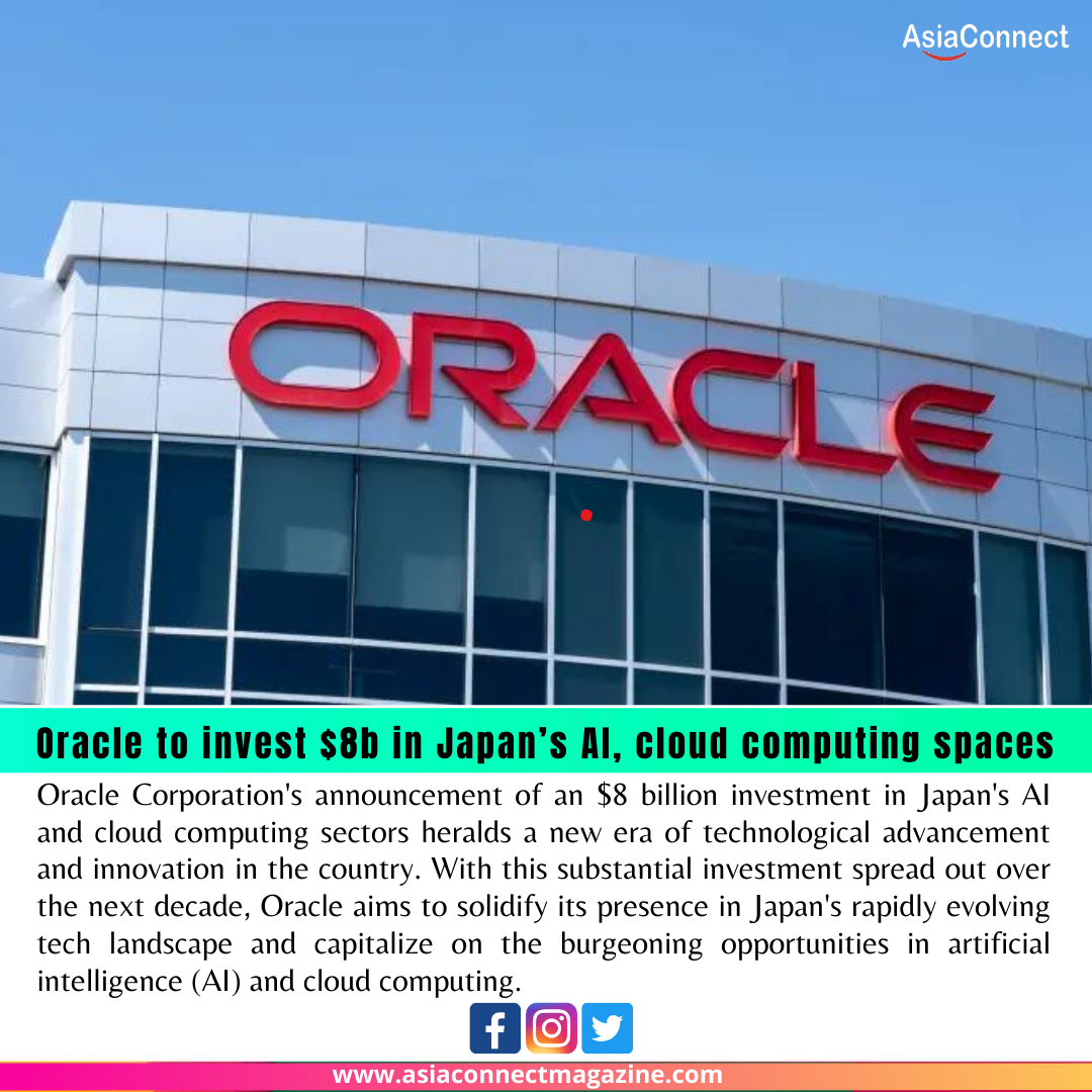 Oracle to invest $8b in Japan’s AI, cloud computing spaces