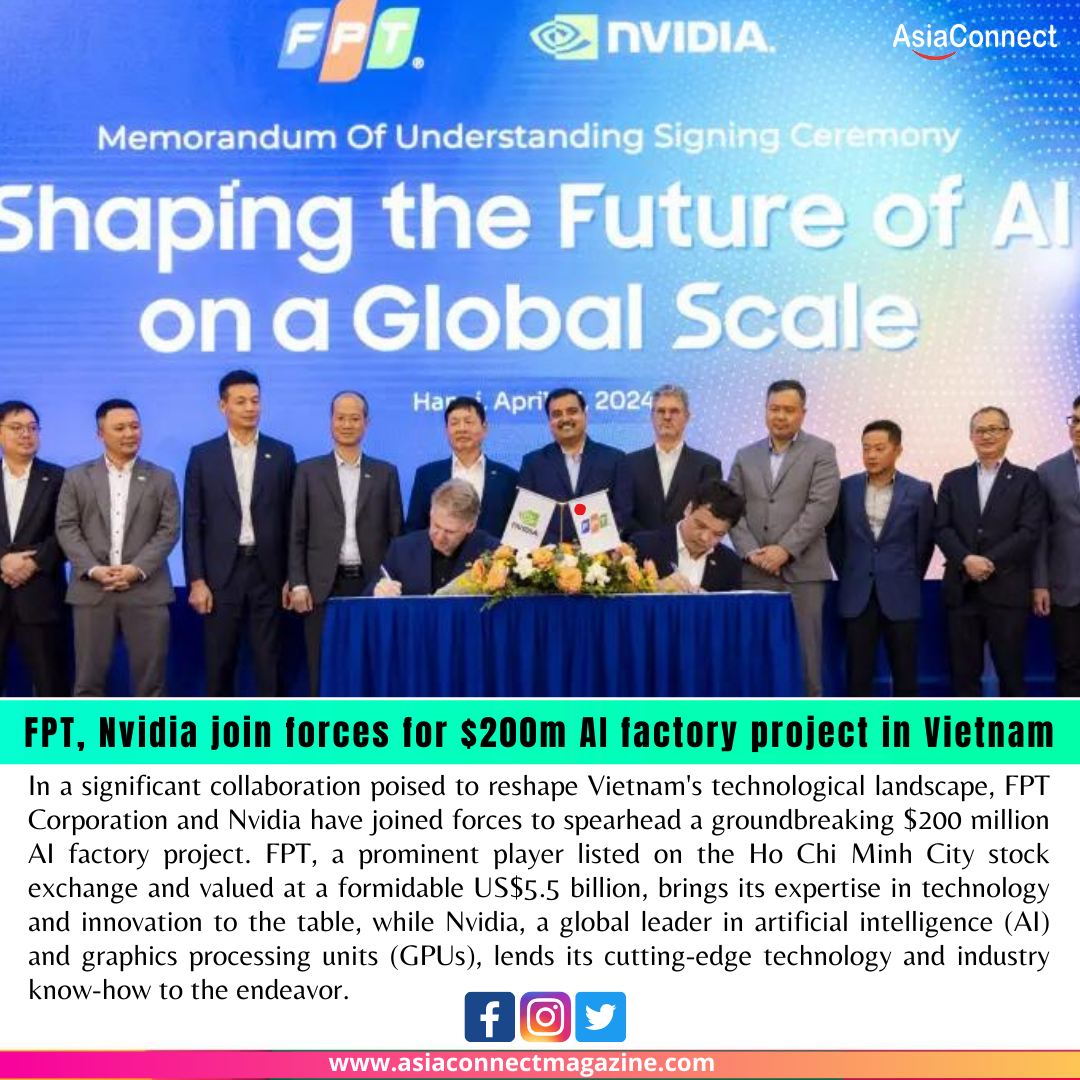 FPT, Nvidia join forces for $200m AI factory project in Vietnam