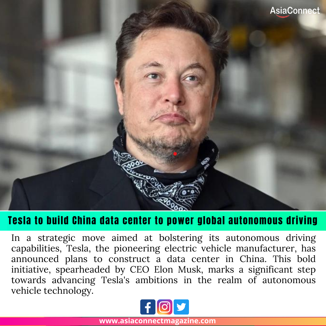 Tesla to build China data center to power global autonomous driving