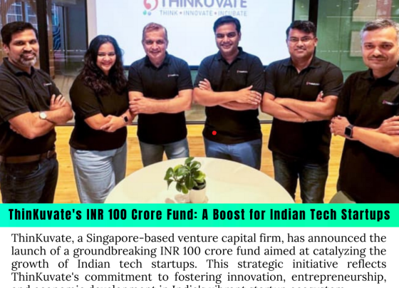 ThinKuvate's INR 100 Crore Fund: A Boost for Indian Tech Startups