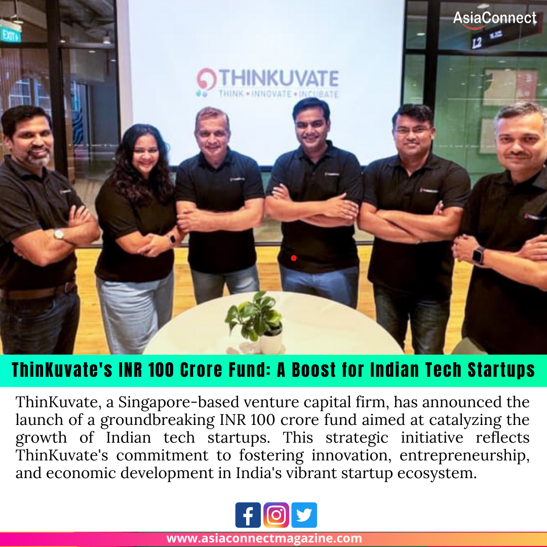 ThinKuvate’s INR 100 Crore Fund: A Boost for Indian Tech Startups