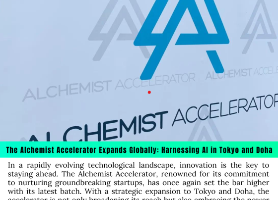 The Alchemist Accelerator Expands Globally: Harnessing AI in Tokyo and Doha