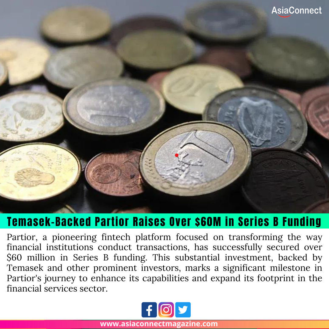 Temasek-Backed Partior Raises Over $60M in Series B Funding