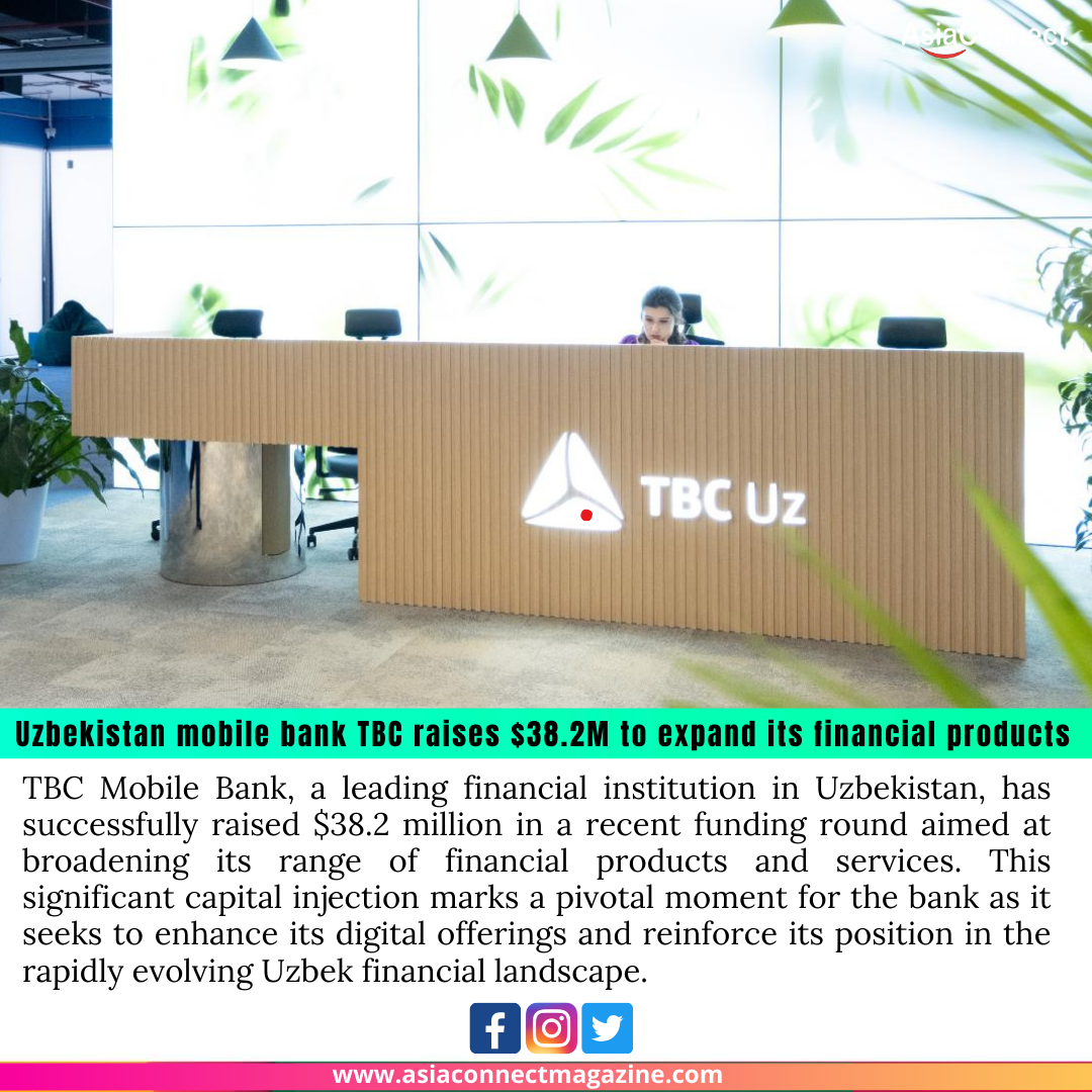 Uzbekistan mobile bank TBC raises $38.2M to expand its financial products