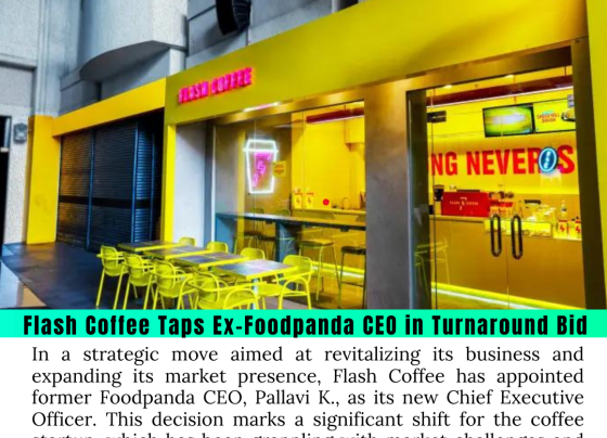 Flash Coffee Taps Ex-Foodpanda CEO in Turnaround Bid