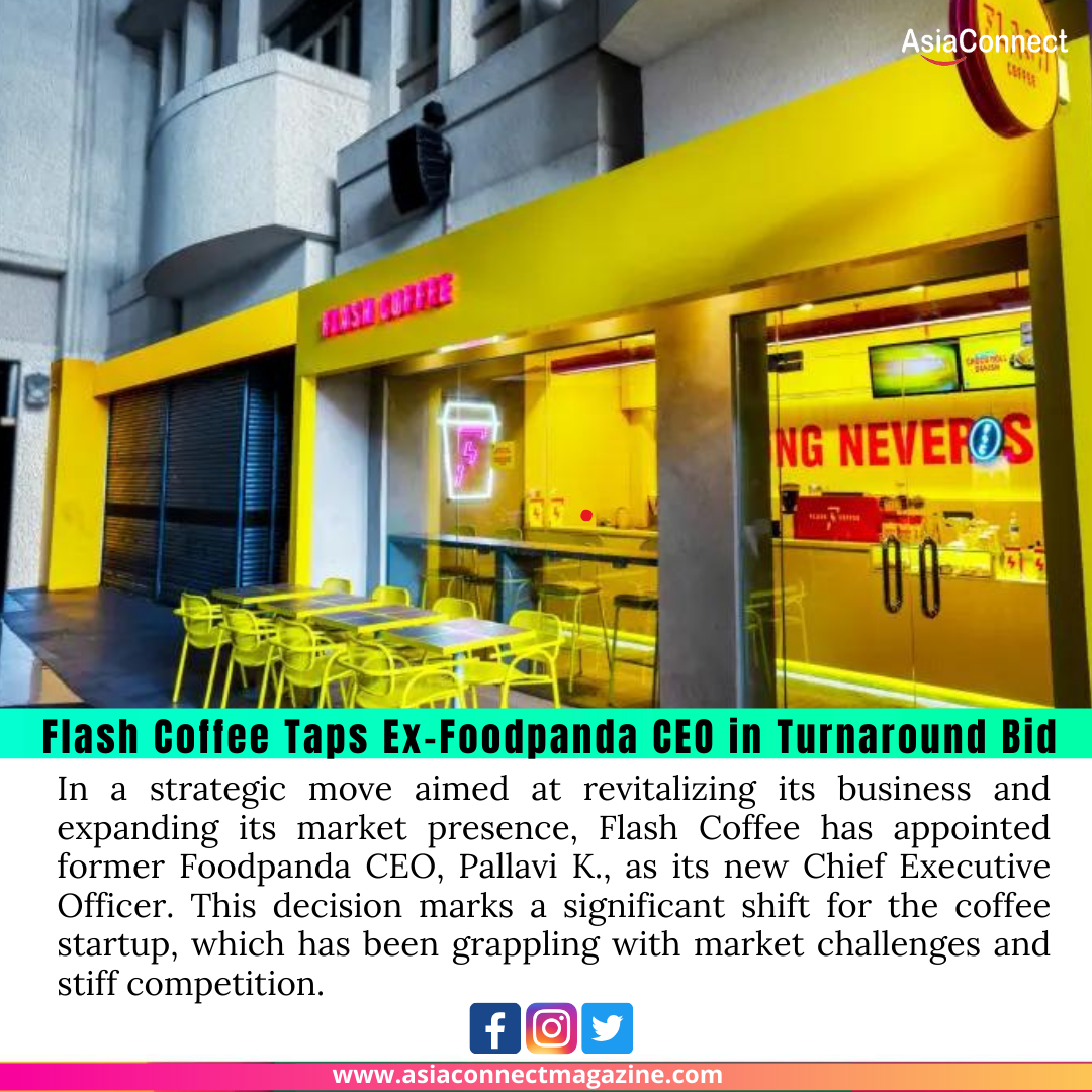 Flash Coffee Taps Ex-Foodpanda CEO in Turnaround Bid