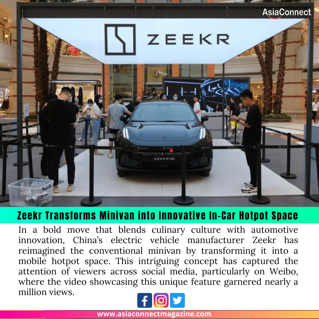 Zeekr Transforms Minivan into Innovative In-Car Hotpot Space