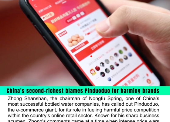 Zhong Shanshan Blames Pinduoduo for Harmful Price Competition in China’s E-Commerce Sector