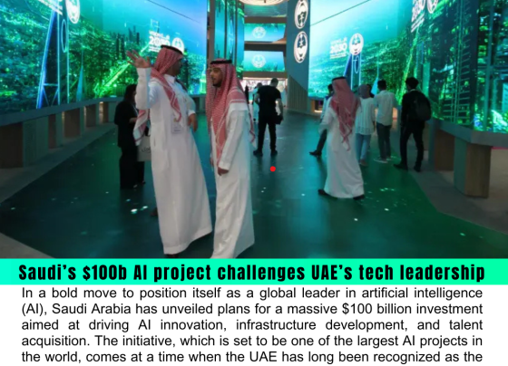 Saudi Arabia's $100 Billion AI Initiative Poses a Challenge to UAE's Tech Leadership