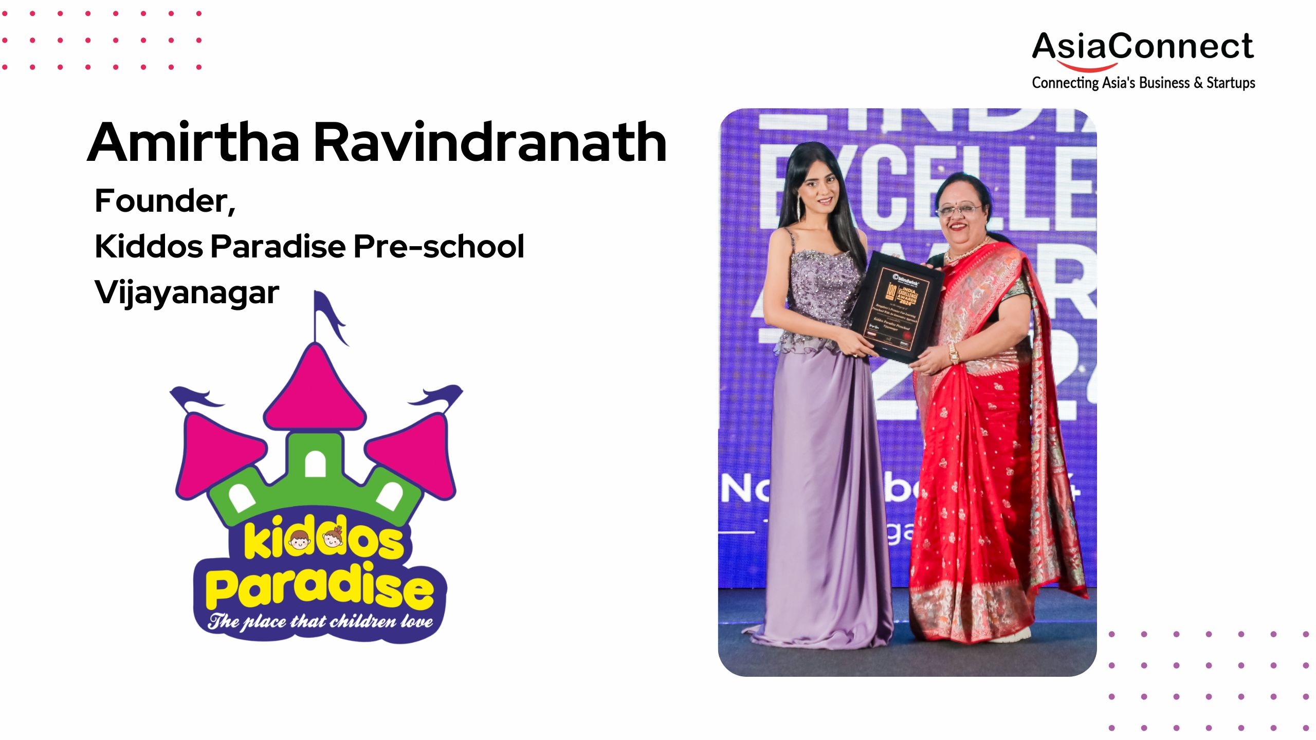 Kiddos Paradise Pre-School: The Inspiring Journey of Amirtha Ravindranath