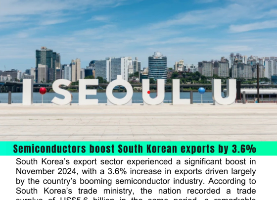 Semiconductors Drive South Korean Exports to New Heights, Leading to Trade Surplus