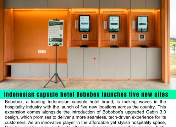 Indonesian capsule hotel Bobobox launches five new sites