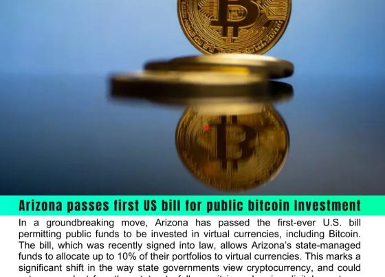 Arizona Passes Landmark Bill Allowing Public Funds to Invest in Bitcoin