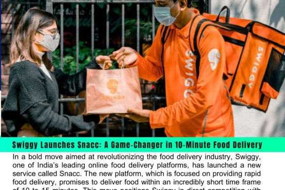 Swiggy Launches Snacc: A Game-Changer in 10-Minute Food Delivery