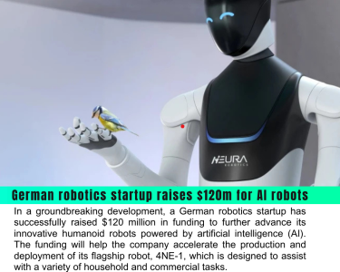 German Robotics Startup Raises $120 Million for AI-Powered Humanoid Robots