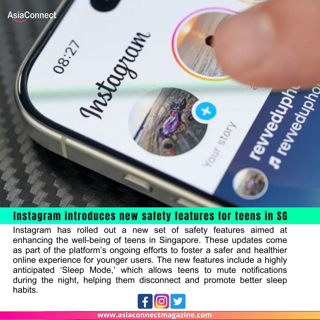 Instagram Introduces New Safety Features for Teens in Singapore, Including ‘Sleep Mode’ to Mute Notifications at Night