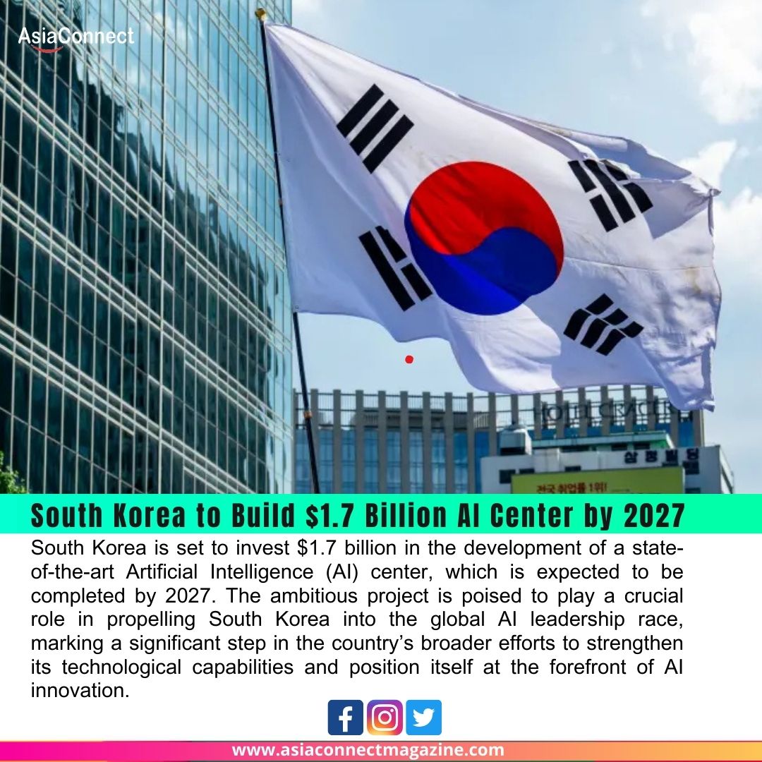 South Korea to Build $1.7 Billion AI Center by 2027