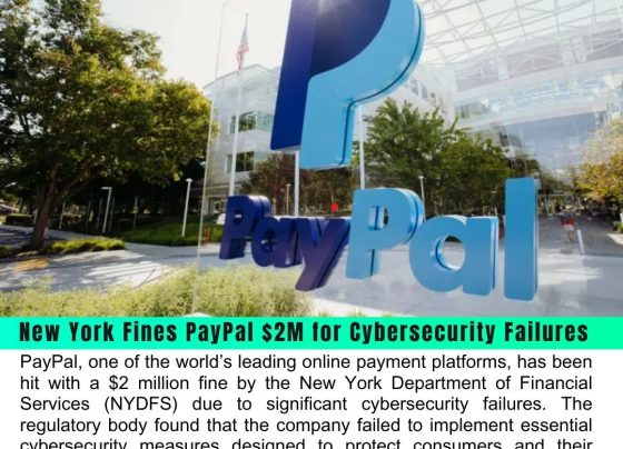 New York Fines PayPal $2M for Cybersecurity Failures