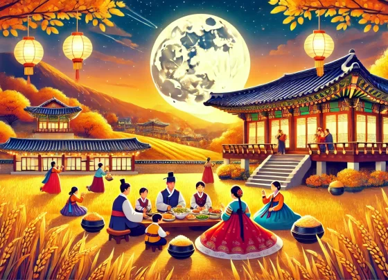 Chuseok festival AI-Generated