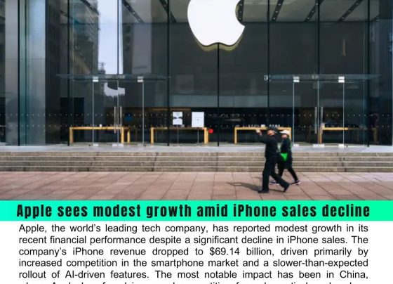 Apple Faces Modest Growth as iPhone Sales Decline Amid Intensified Competition and Slow AI Rollout