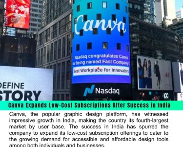 Canva Expands Low-Cost Subscriptions After Success in India