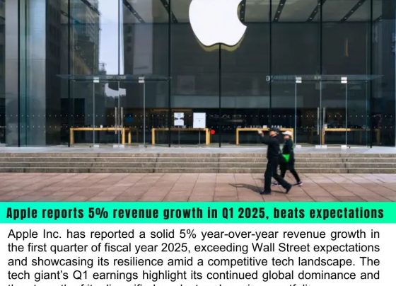 Apple Reports 5% Revenue Growth in Q1 2025, Surpassing Market Expectations