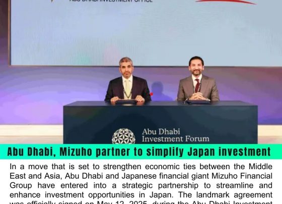 Abu Dhabi and Mizuho Forge Strategic Partnership to Simplify Japan Investment Landscape